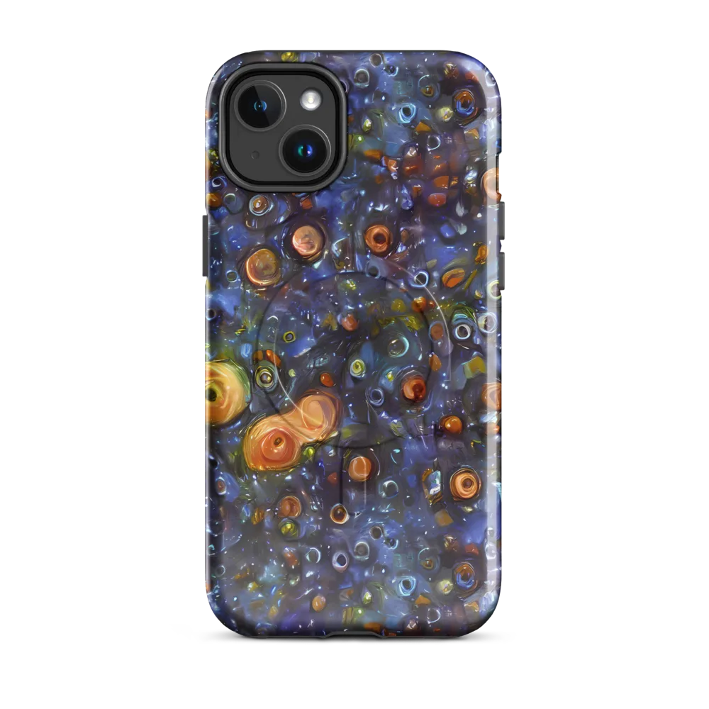 Blue Nebula on MagSafe Tough Case for iPhone® — Front