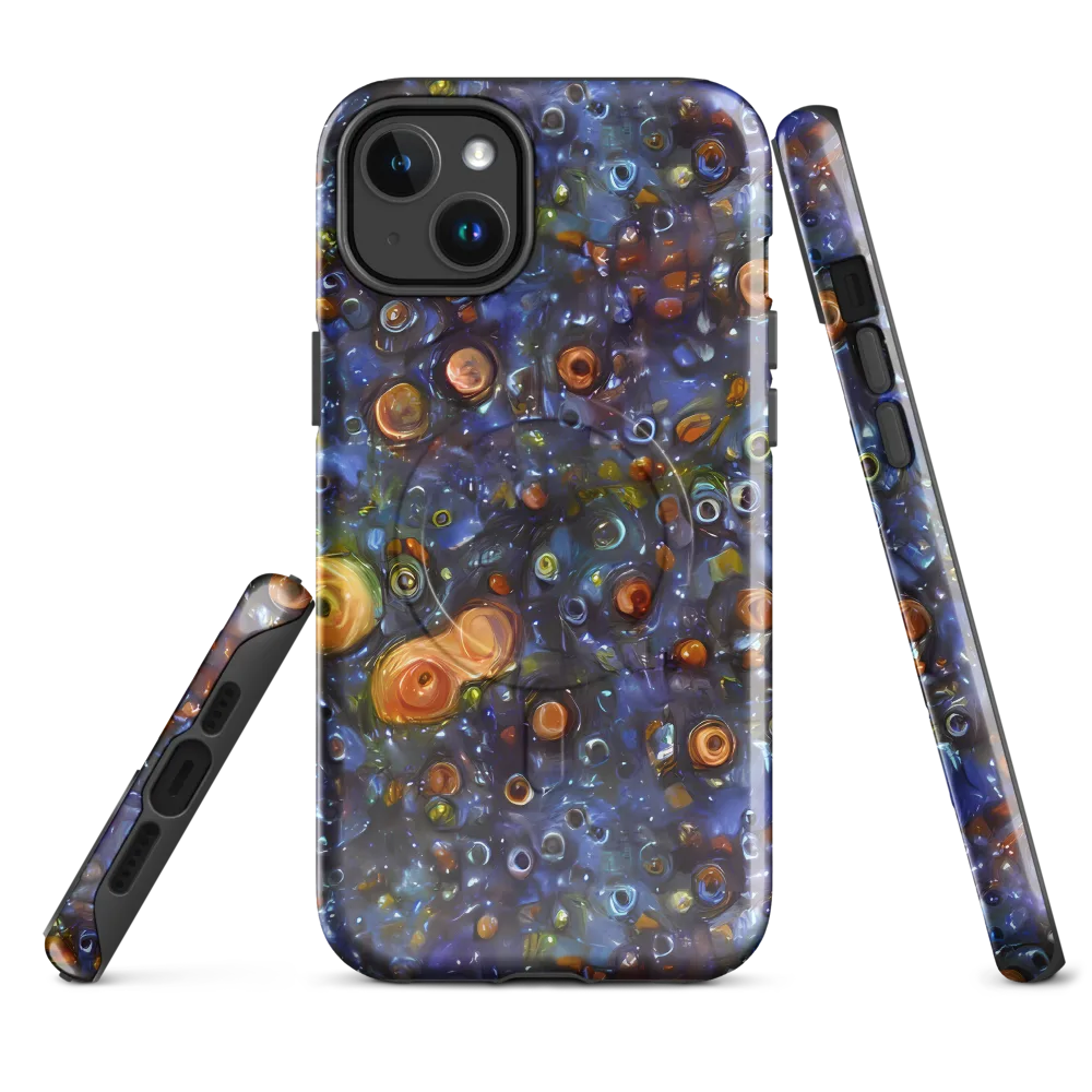 Blue Nebula on MagSafe Tough Case for iPhone® — Front