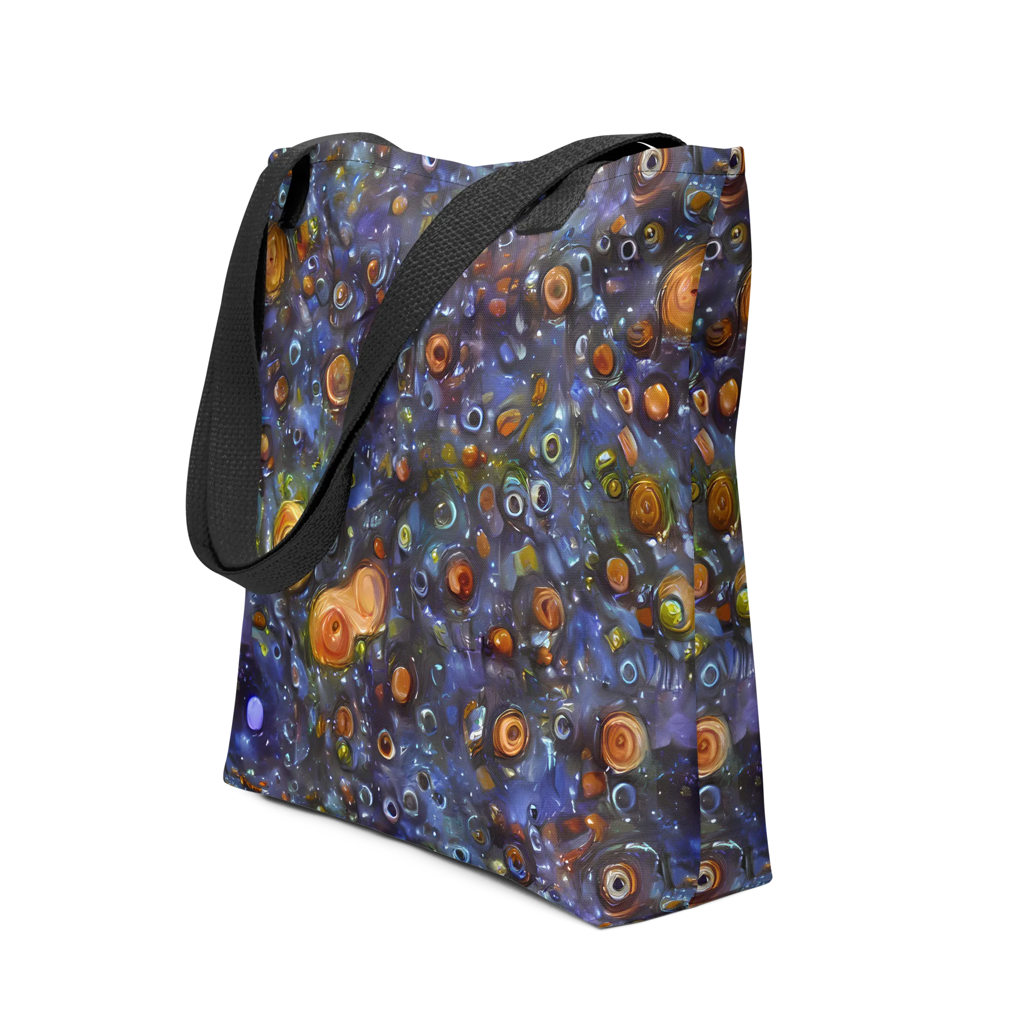 Blue Nebula on Tote Bag — Front