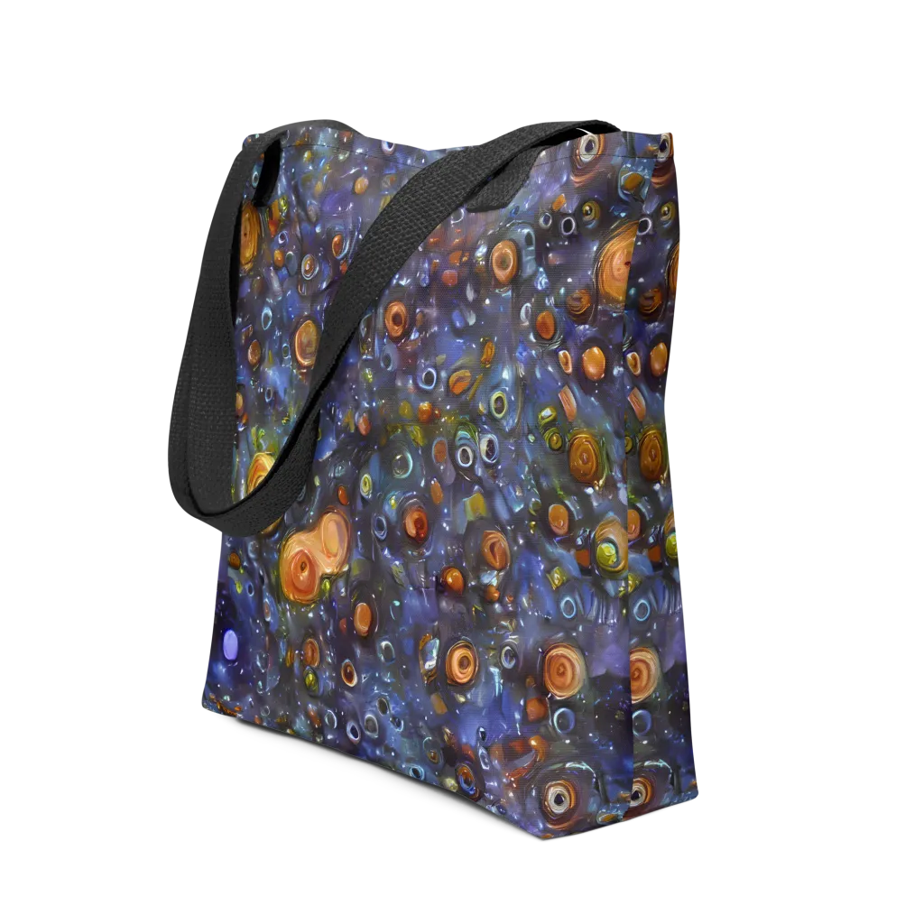 Blue Nebula on Tote Bag — Front