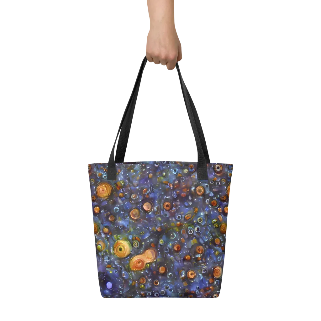 Blue Nebula on Tote Bag — Front