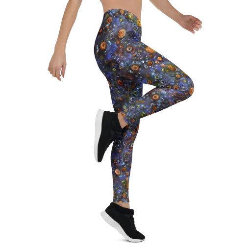 Blue Nebula on a Leggings