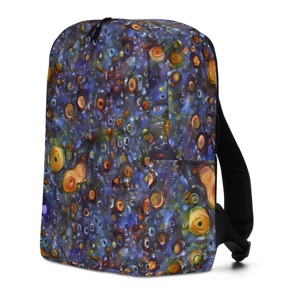 Blue Nebula on Minimalist Backpack — Left