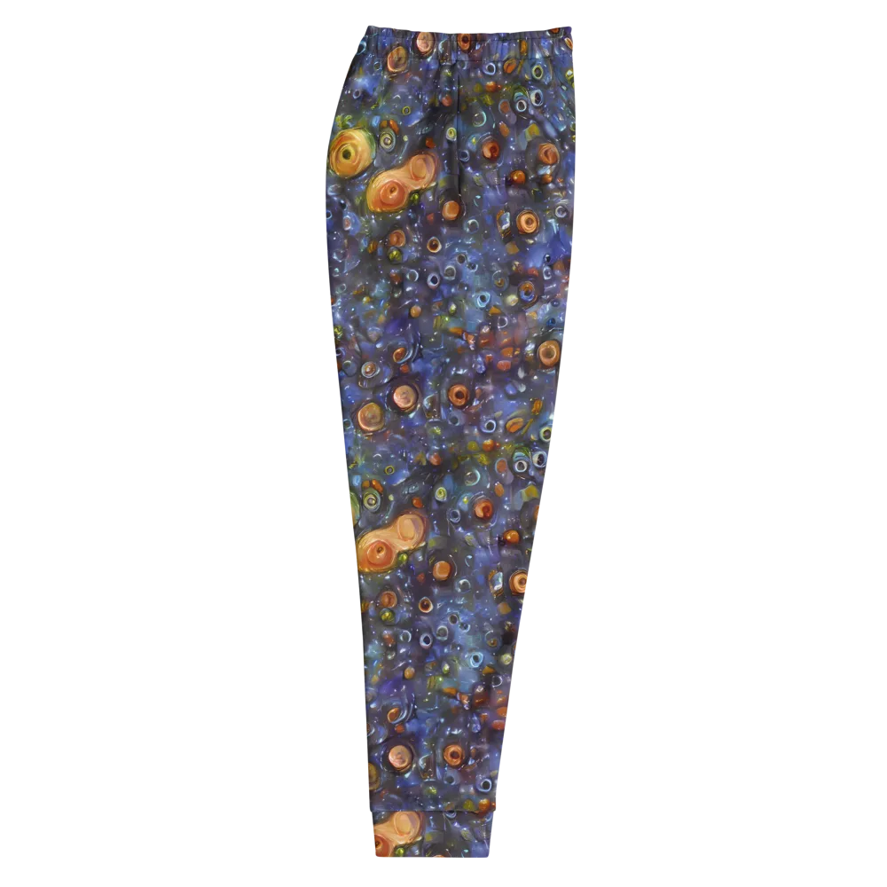 Blue Nebula on Men's Joggers — Right