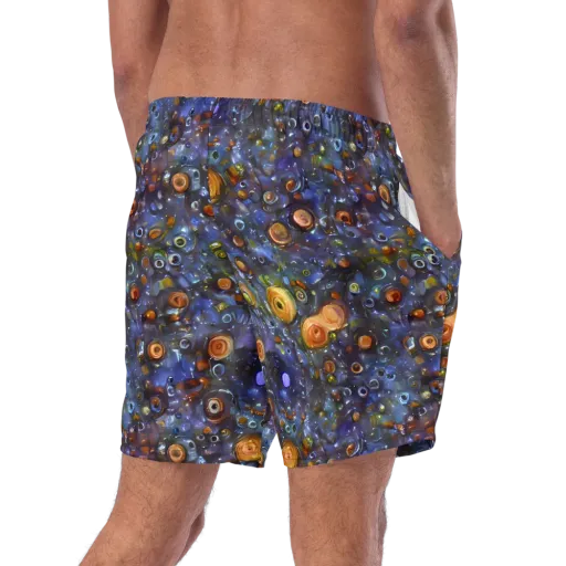 Blue Nebula on a Swim Trunks