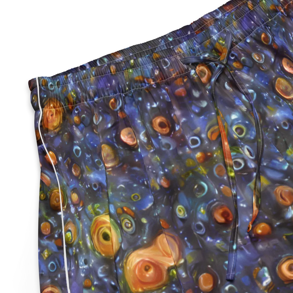 Blue Nebula on Women's Pajama Shorts — Product details