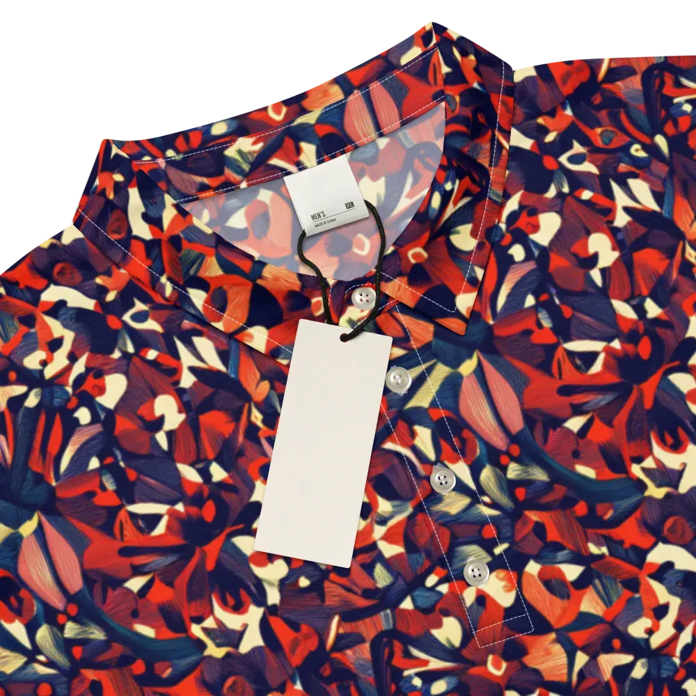 Ember Garden on Men's Slim Fit Polo Shirt — Product details