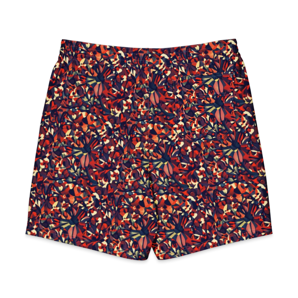 Ember Garden on Men's Board Shorts — Back