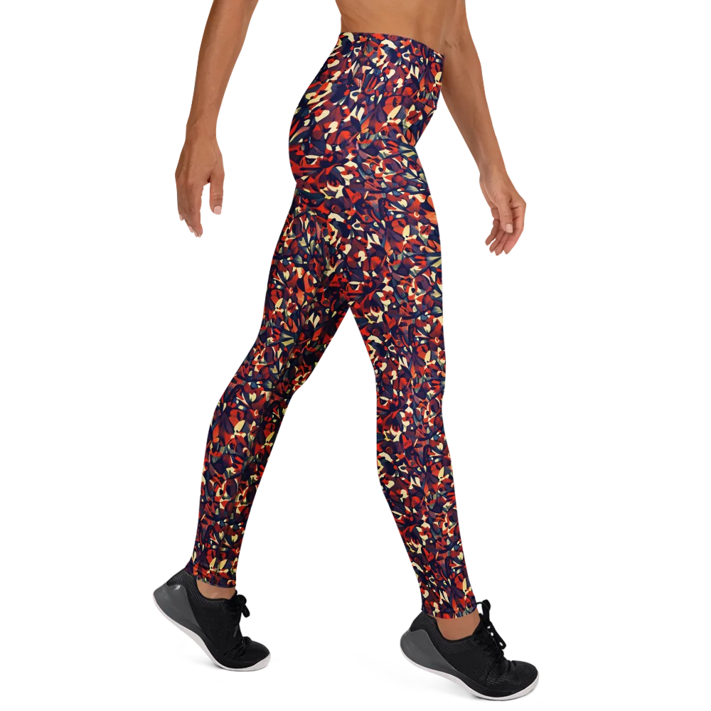 Ember Garden on Yoga Leggings — Right