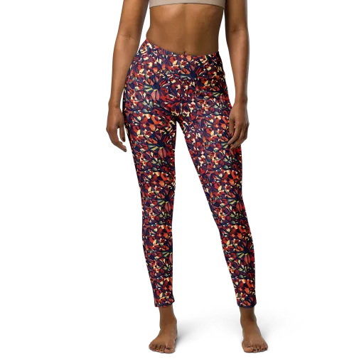 Ember Garden on a Yoga Leggings