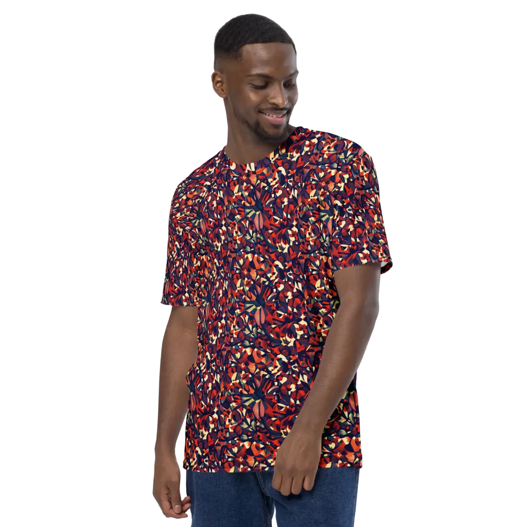 Ember Garden on Men's Crew Neck T-Shirt — Left