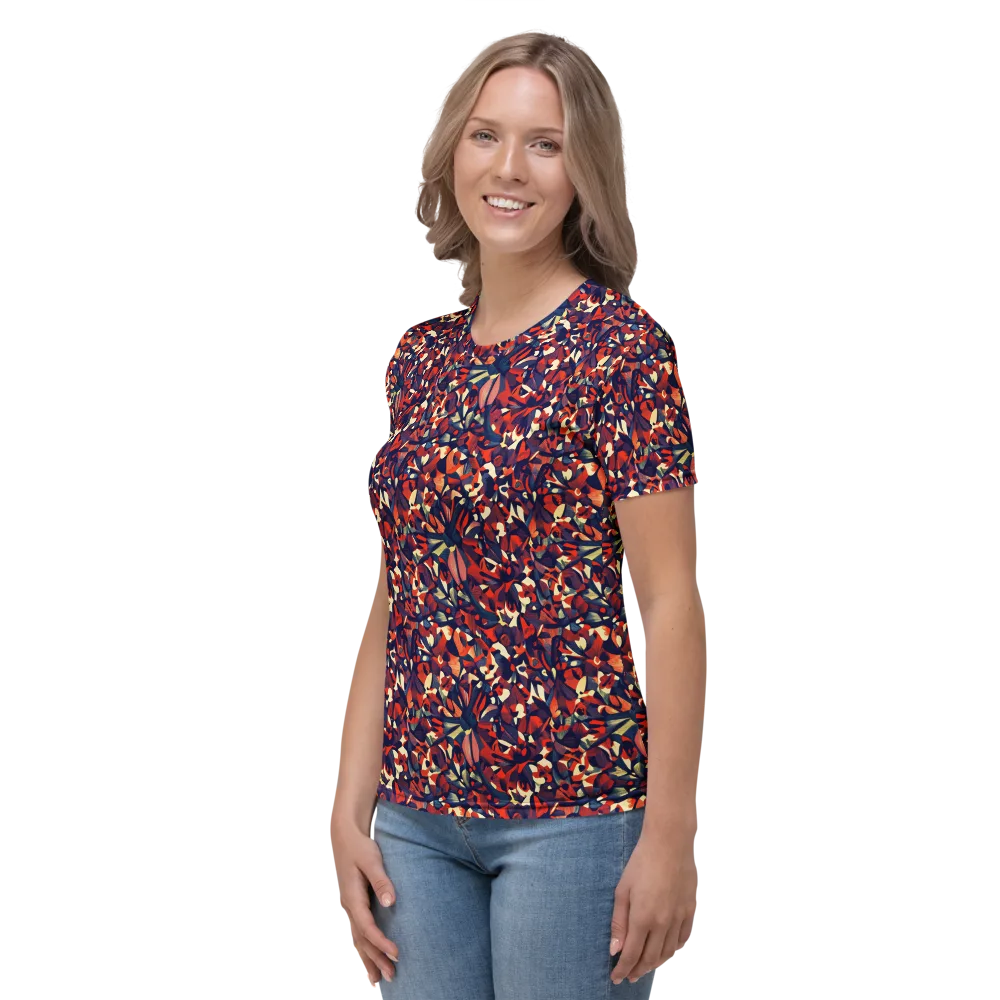 Ember Garden on Women's Crew Neck T-Shirt — Left