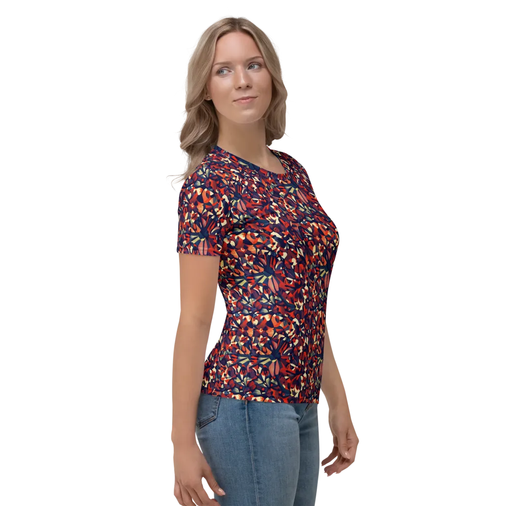 Ember Garden on Women's Crew Neck T-Shirt — Right