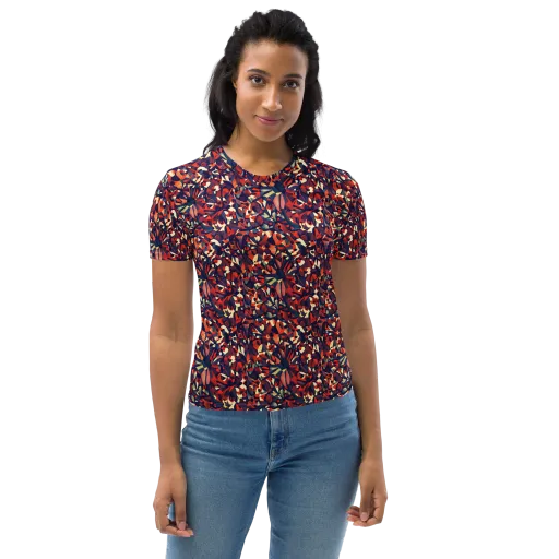Ember Garden on a Women's Crew Neck T-Shirt