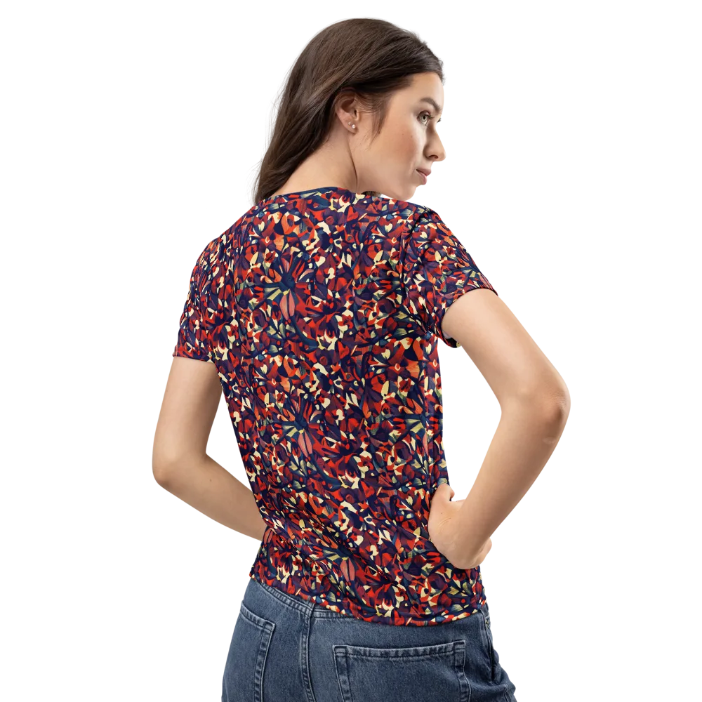 Ember Garden on Women's Crew Neck T-Shirt — Back