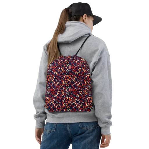 Ember Garden on a Drawstring Bag