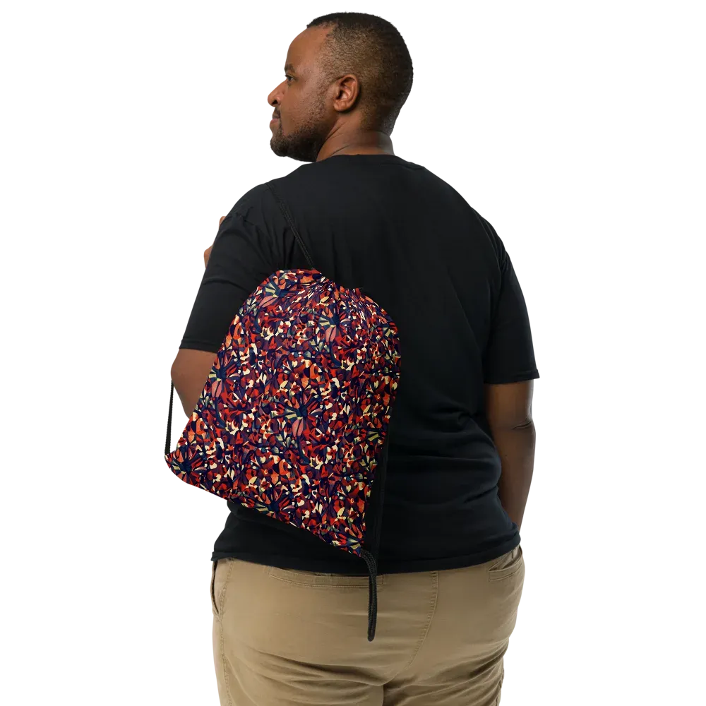 Ember Garden on Drawstring Bag — Front