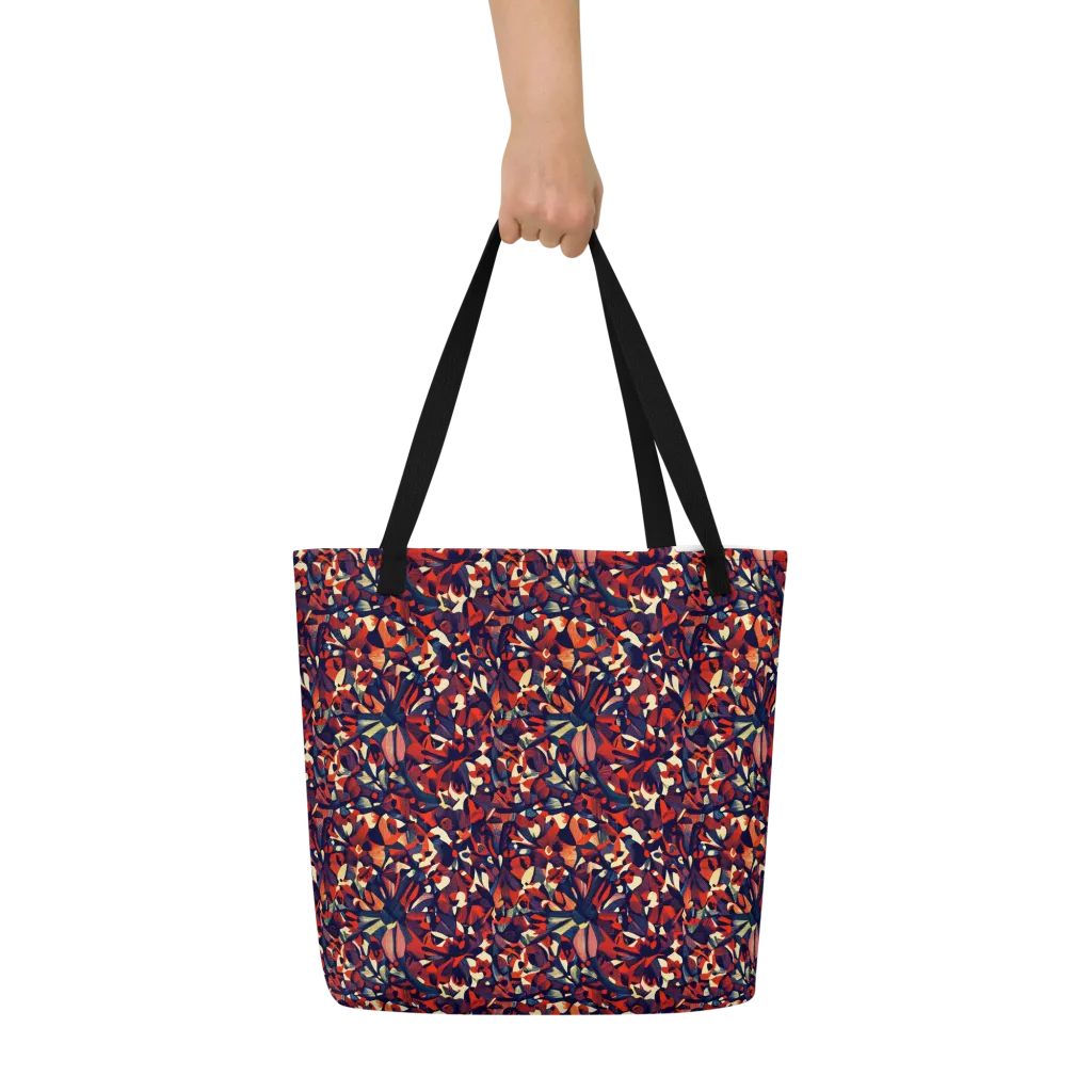 Ember Garden on Large Tote Bag W/ Pocket — Front