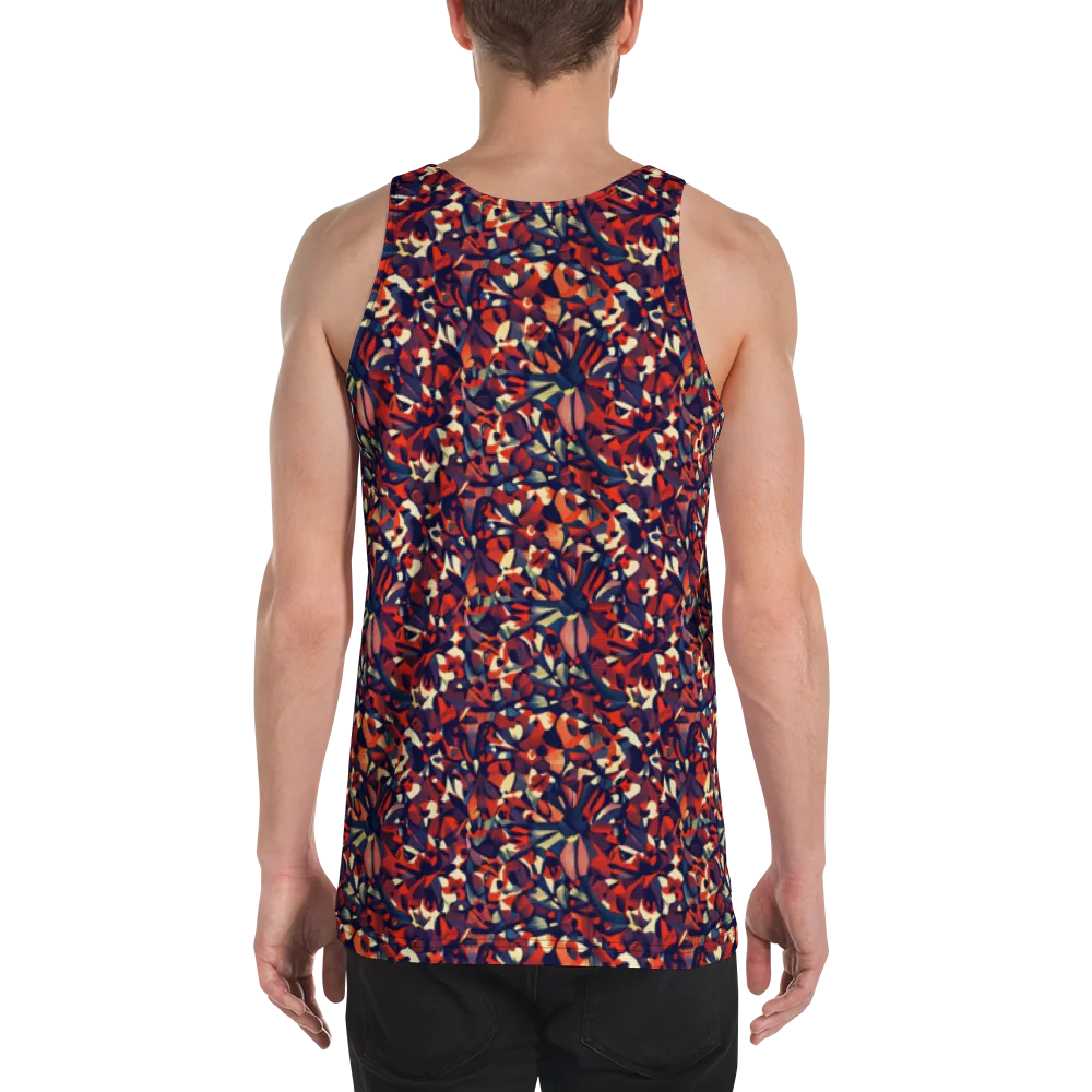 Ember Garden on Men's Tank Top — Back