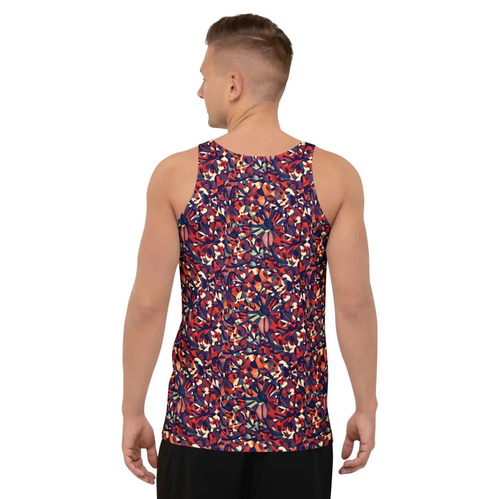 Ember Garden on Men's Tank Top — Back