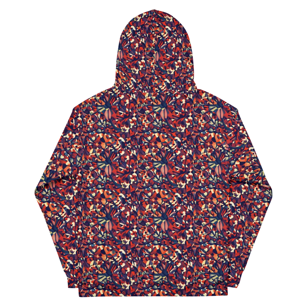 Ember Garden on Cotton Hoodie — Back