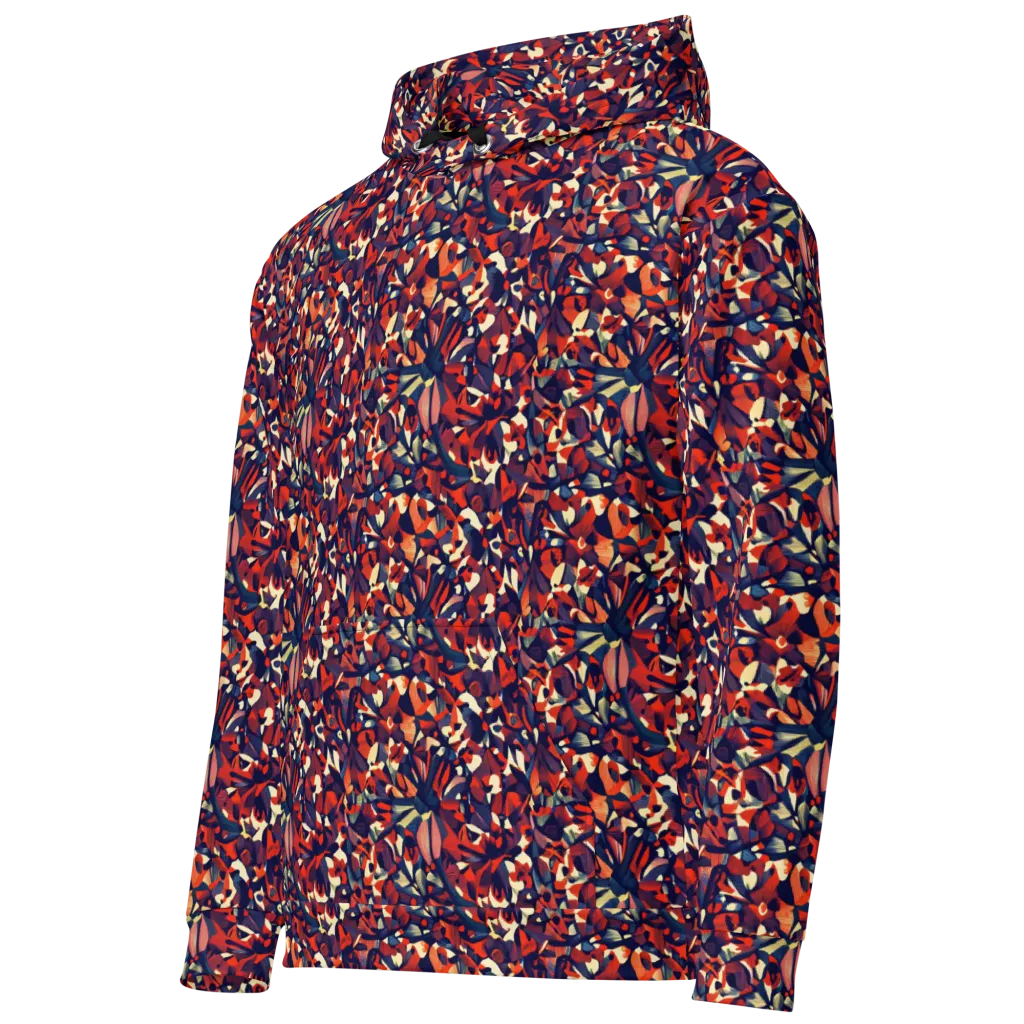 Ember Garden on Cotton Hoodie — Left Front