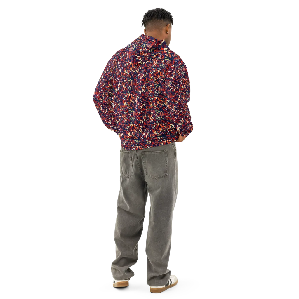 Ember Garden on Cotton Hoodie — Back