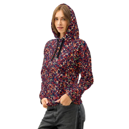 Ember Garden on a Cotton Hoodie