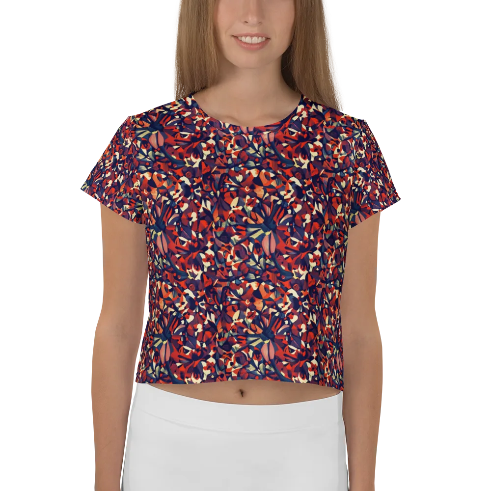 Ember Garden on Crop Tee — Front