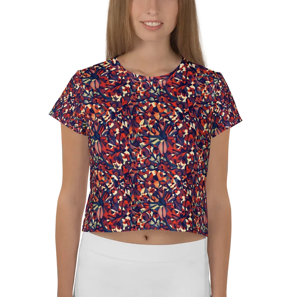 Ember Garden on Crop Tee — Front