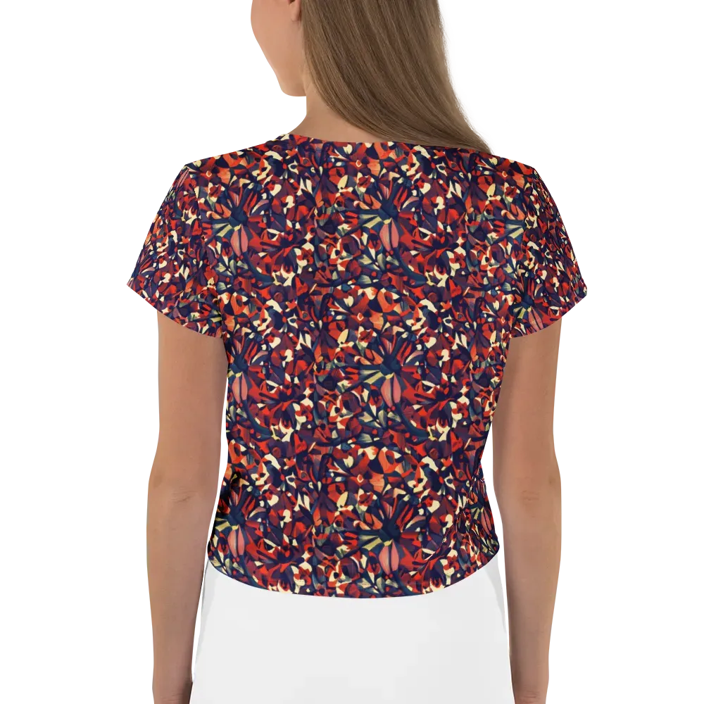 Ember Garden on Crop Tee — Back