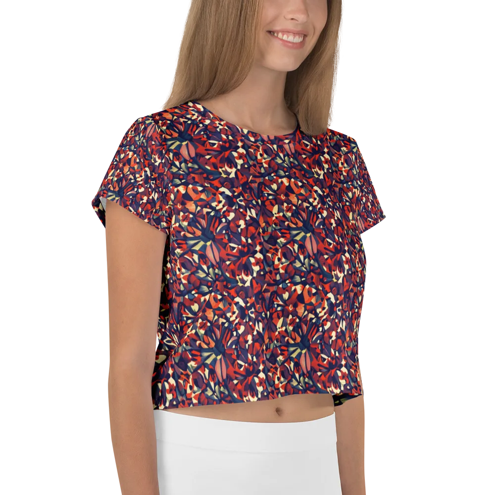 Ember Garden on Crop Tee — Right