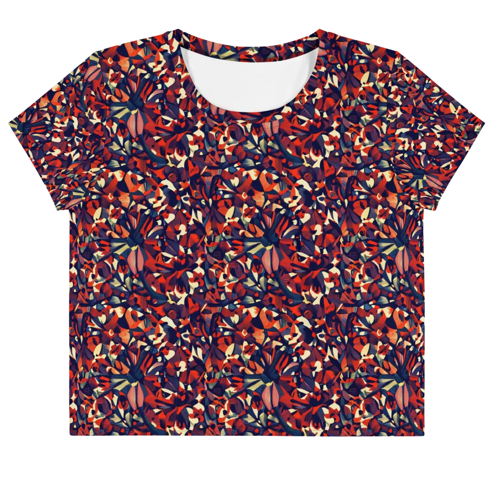Ember Garden on Crop Tee — Front