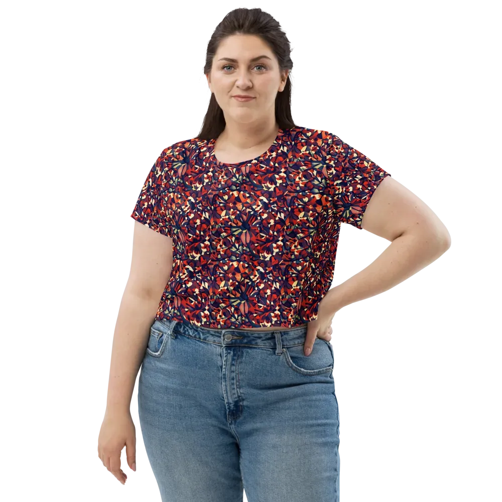 Ember Garden on Crop Tee — Front