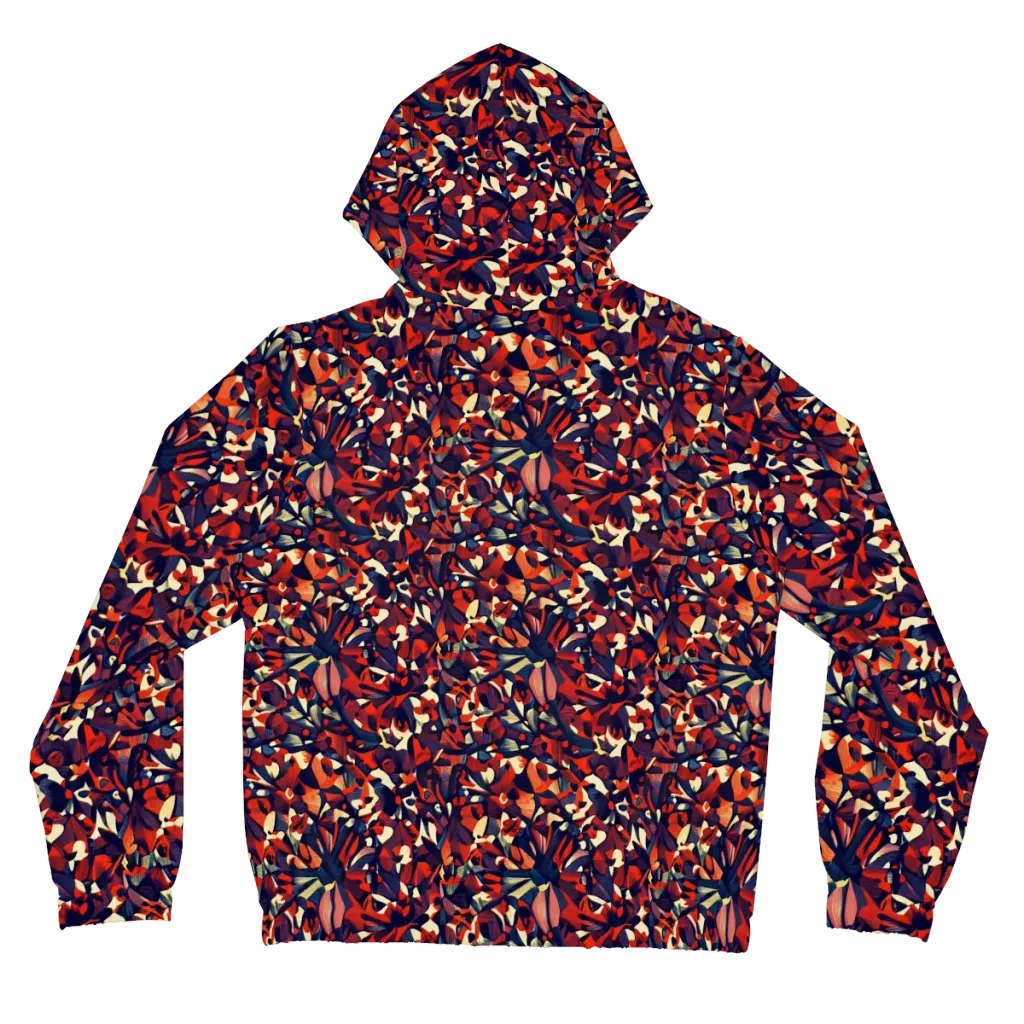 Ember Garden on Women's Full-Zip Hoodie — Back