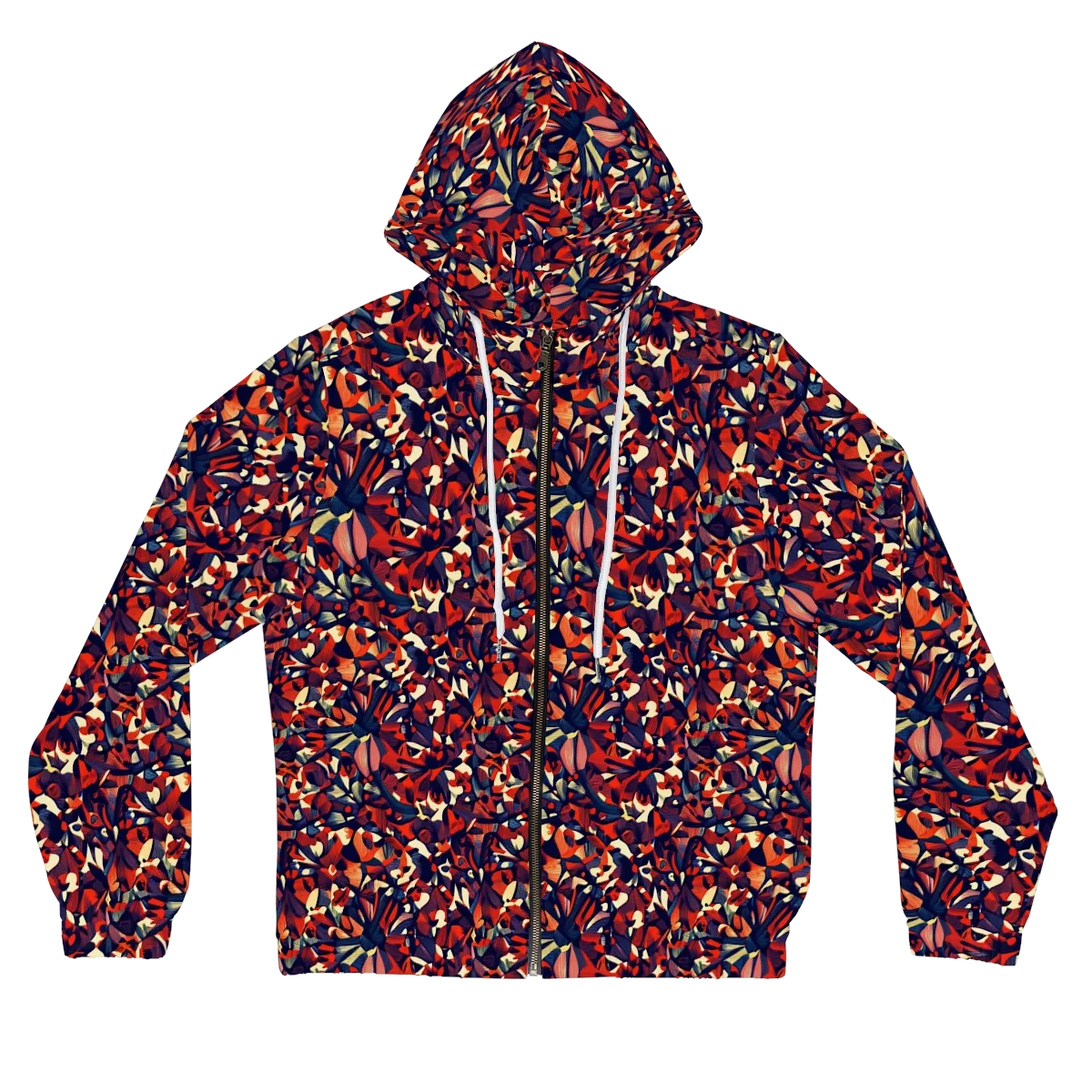 Ember Garden on Women's Full-Zip Hoodie — Front