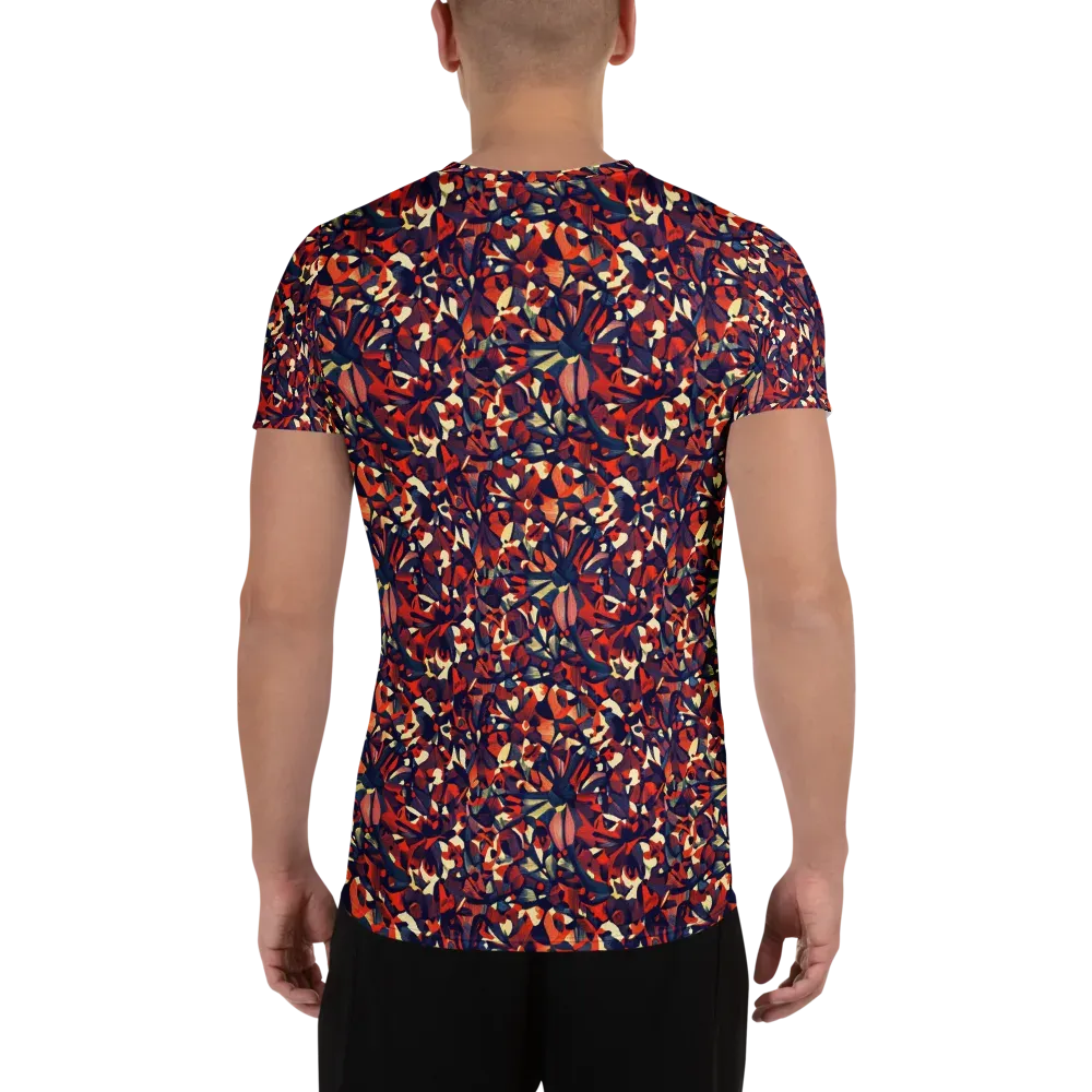 Ember Garden on Men's Athletic T-Shirt — Back
