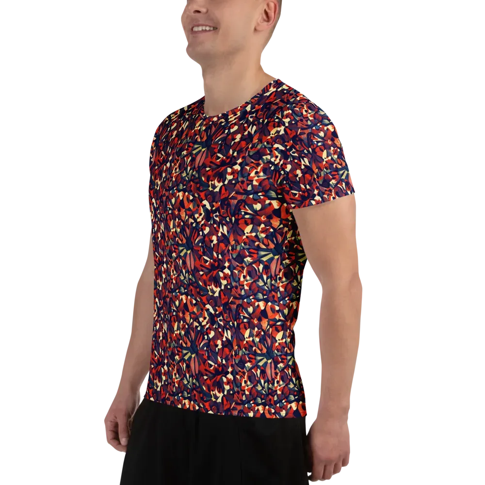 Ember Garden on Men's Athletic T-Shirt — Left