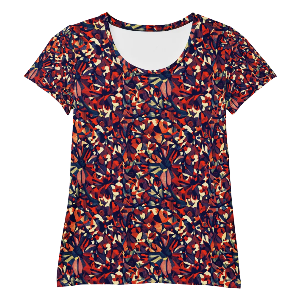 Ember Garden on Women's Athletic T-Shirt — Front