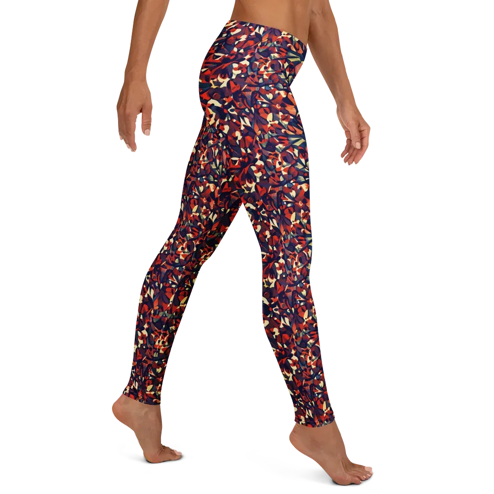 Ember Garden on Leggings — Right