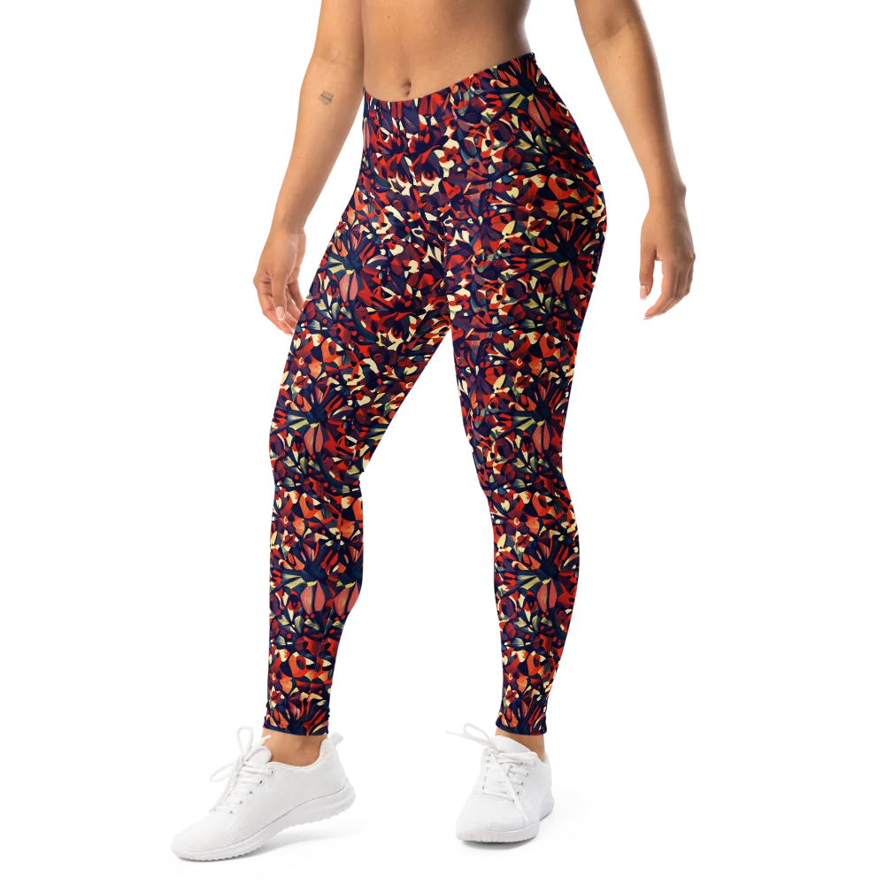 Ember Garden on Leggings — Left Front