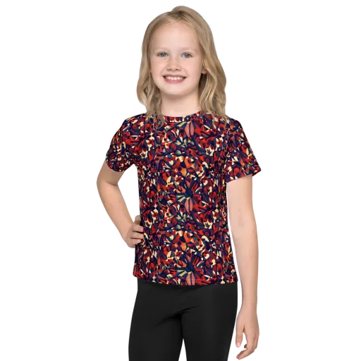 Ember Garden on a Kids Crew Neck T-Shirt