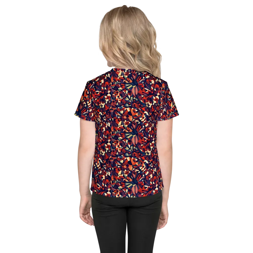 Ember Garden on Kids Crew Neck T-Shirt — Back