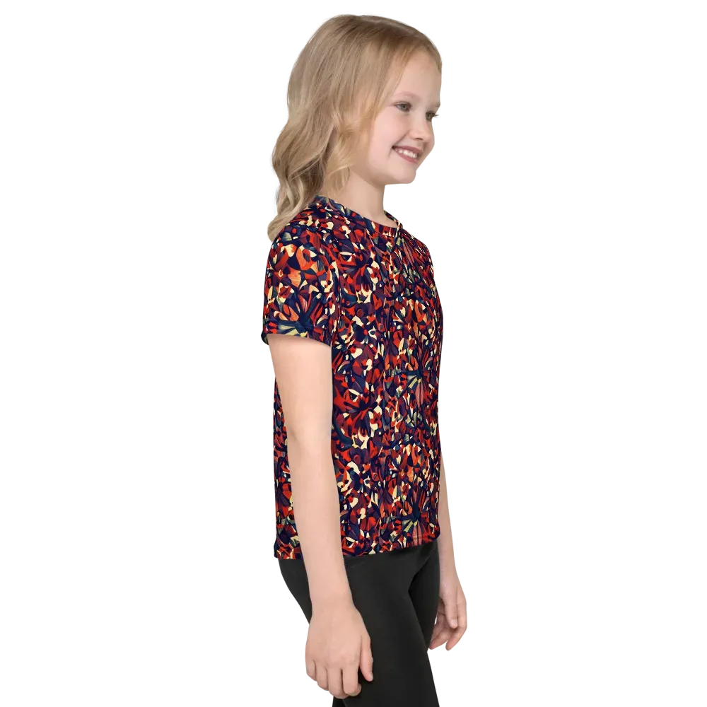 Ember Garden on Kids Crew Neck T-Shirt — Right