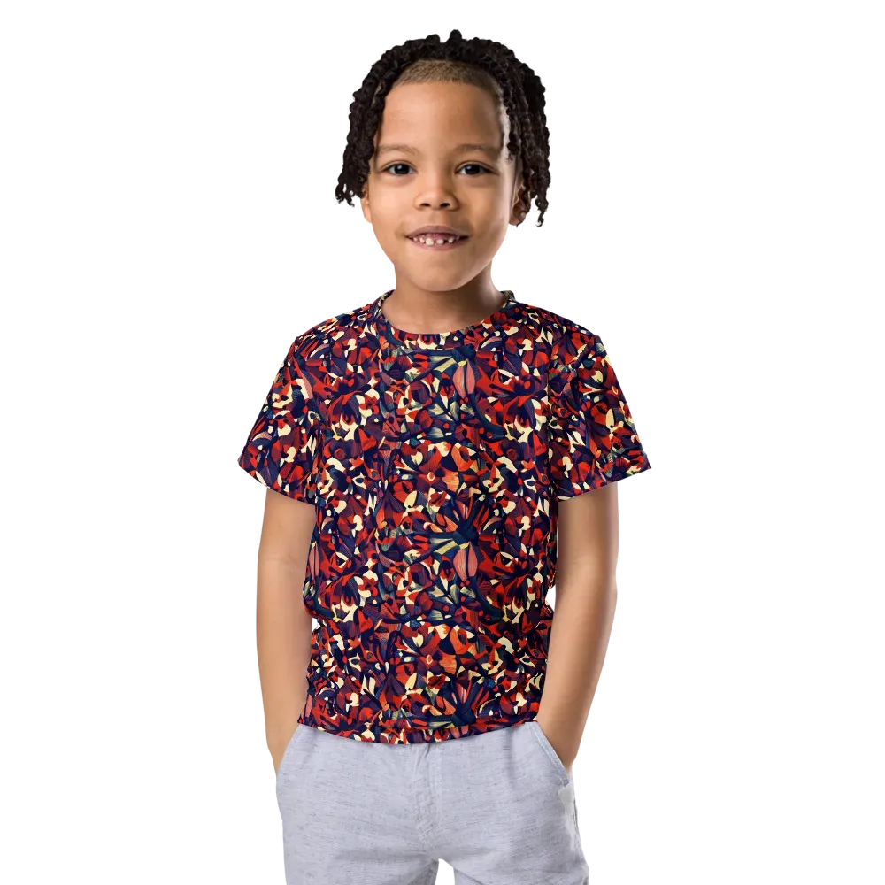 Ember Garden on Kids Crew Neck T-Shirt — Front
