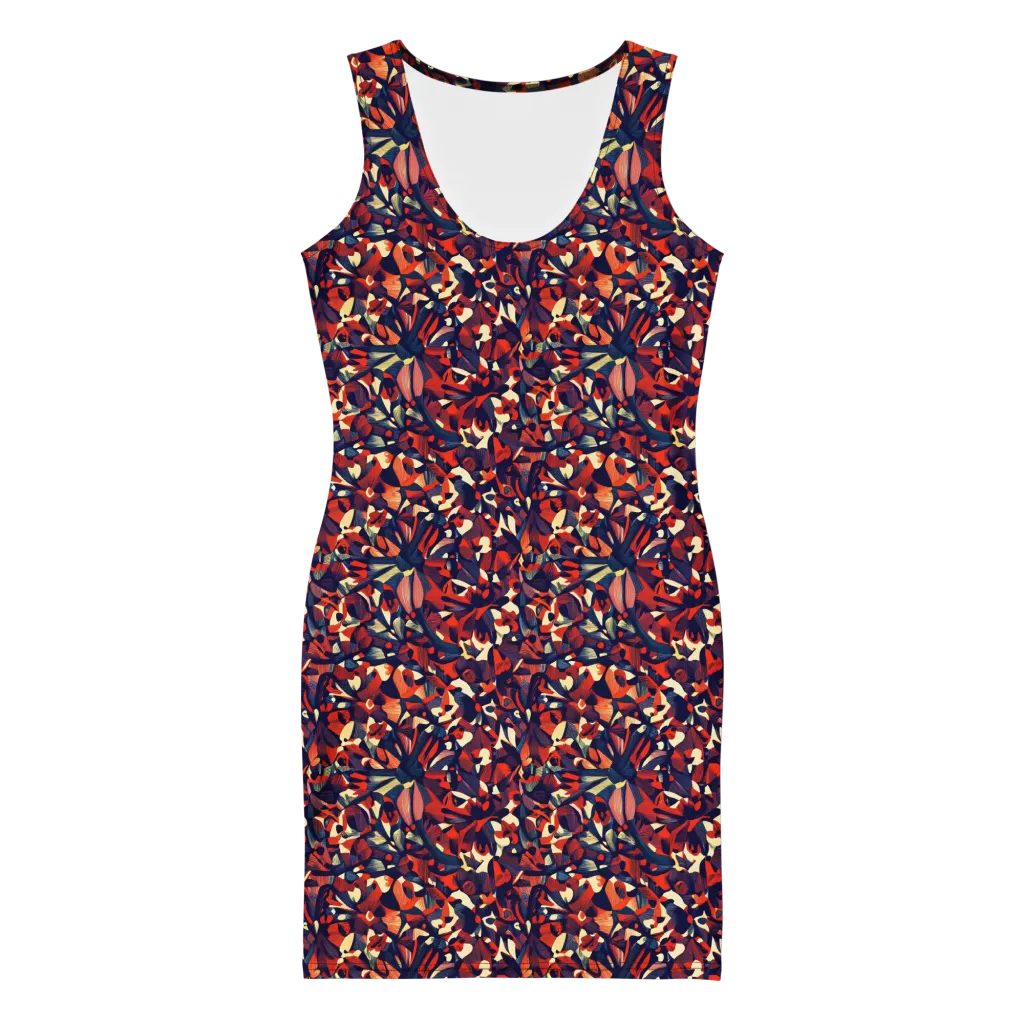 Ember Garden on Bodycon Dress — Front