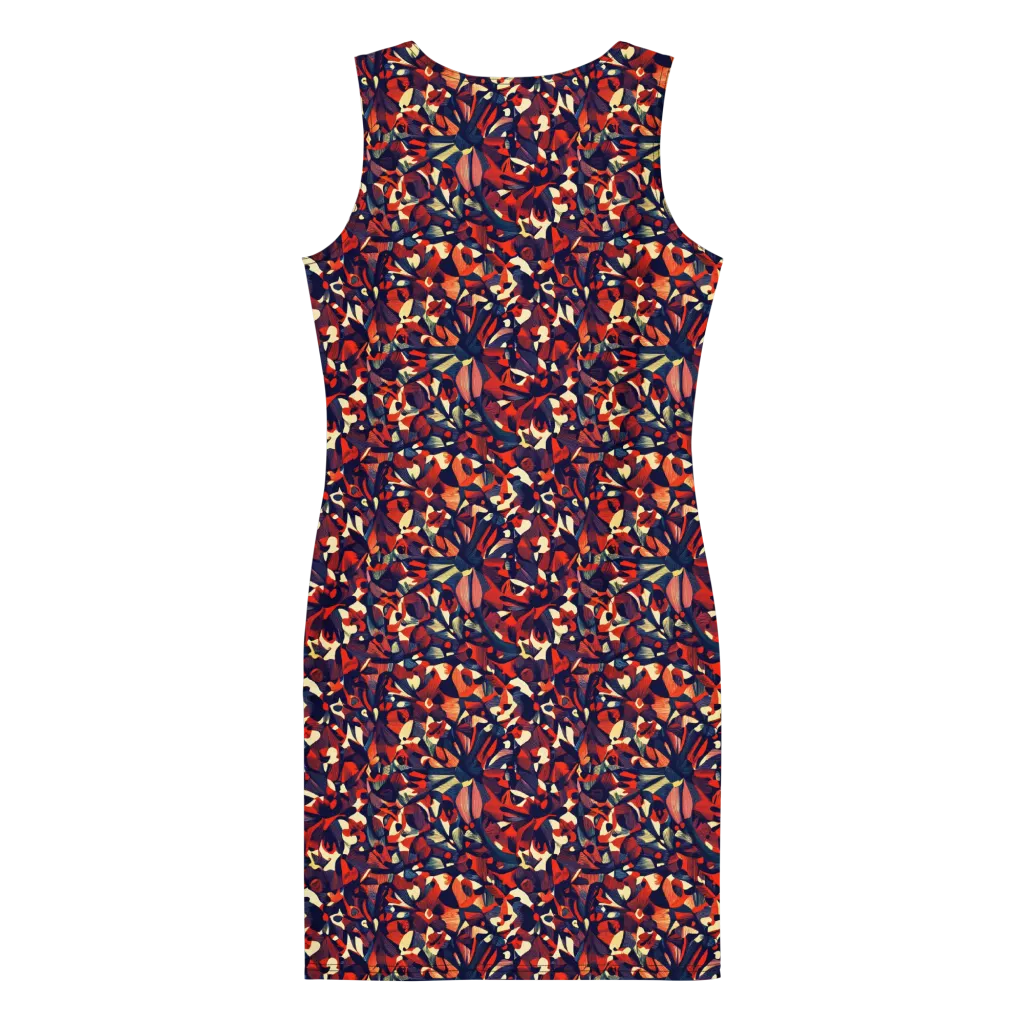 Ember Garden on Bodycon Dress — Back