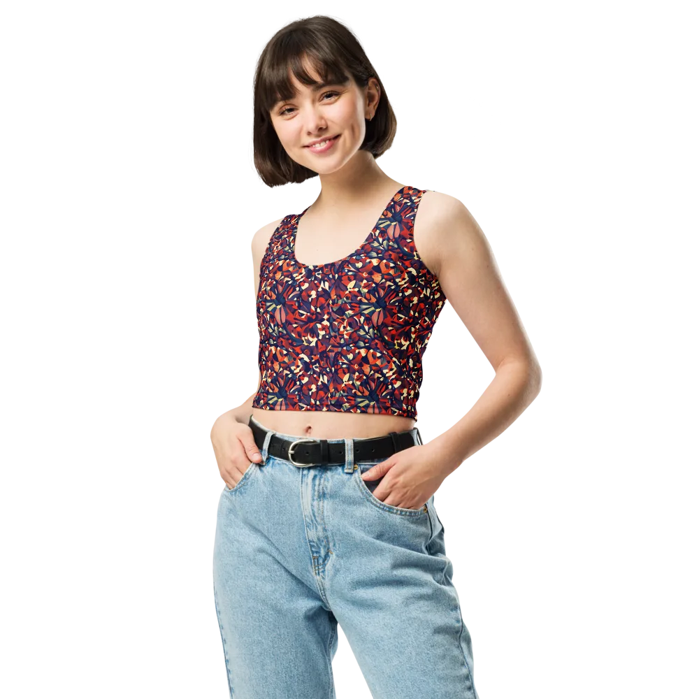 Ember Garden on Crop Top — Front