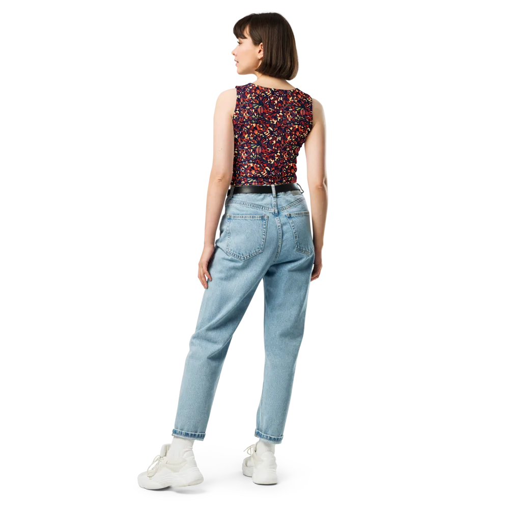 Ember Garden on Crop Top — Back