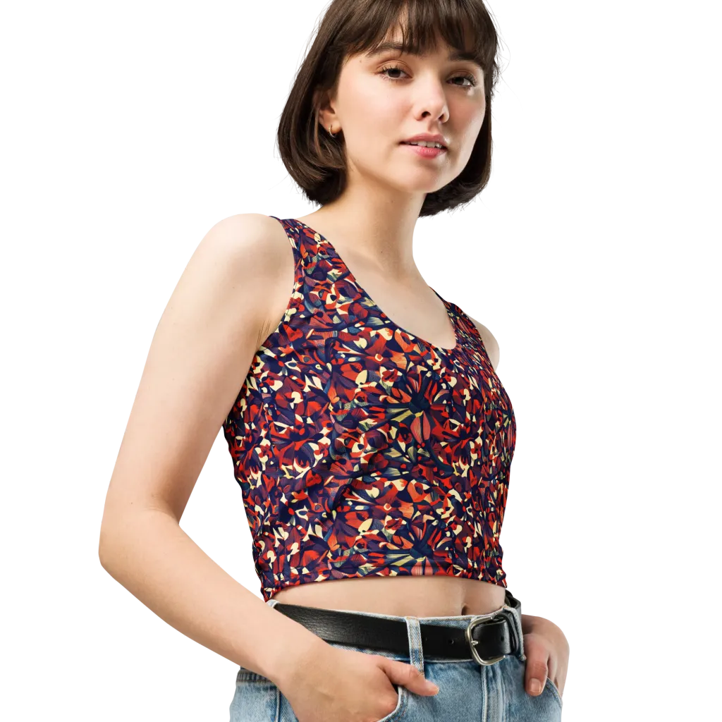 Ember Garden on Crop Top — Right Front